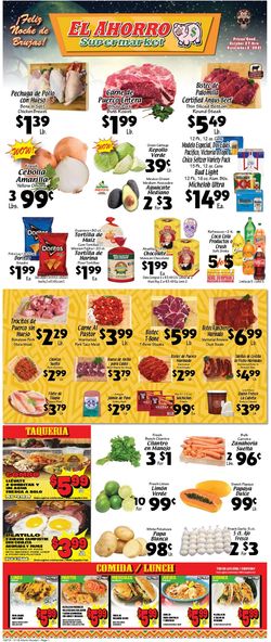 Catalogue El Ahorro Supermarket from 10/27/2021