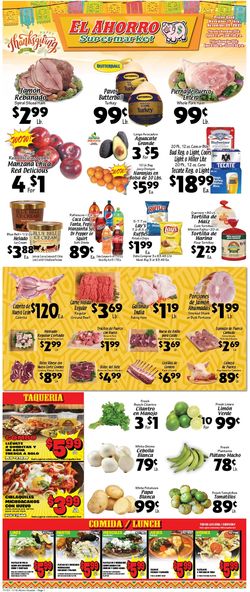 Catalogue El Ahorro Supermarket from 11/17/2021