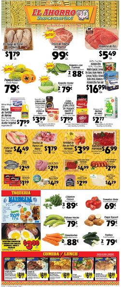 Catalogue El Ahorro Supermarket from 03/16/2022