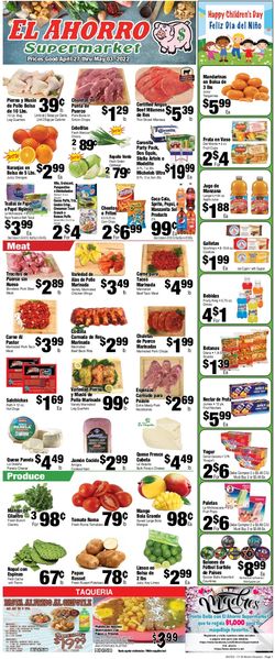 Catalogue El Ahorro Supermarket from 04/27/2022