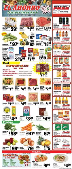 Catalogue El Ahorro Supermarket from 09/21/2022