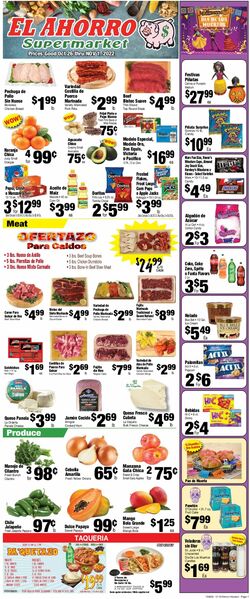 Catalogue El Ahorro Supermarket from 10/26/2022