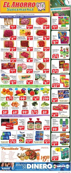 Catalogue El Ahorro Supermarket from 08/23/2023
