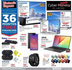 Catalogue Electronic Express - Cyber Week 2019 from 12/01/2019