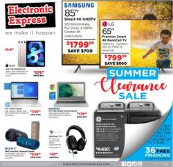 Catalogue Electronic Express from 08/22/2021