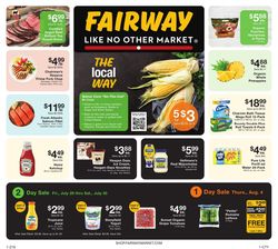 Catalogue Fairway Market from 07/29/2022