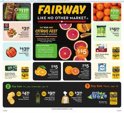 Catalogue Fairway Market from 01/20/2023