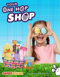 Catalogue Family Dollar - Easter 2021 Ad from 03/07/2021