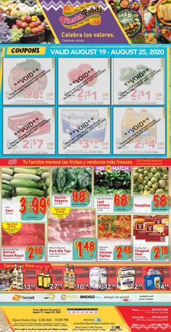 Catalogue Fiesta Foods SuperMarkets from 08/19/2020
