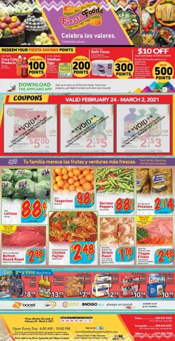 Catalogue Fiesta Foods SuperMarkets from 02/24/2021