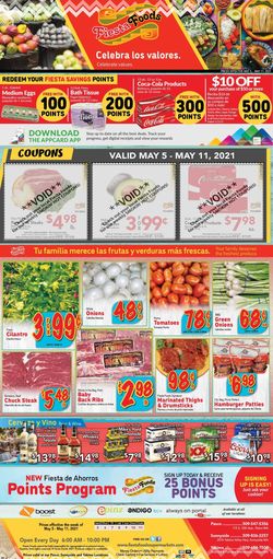 Catalogue Fiesta Foods SuperMarkets from 05/05/2021