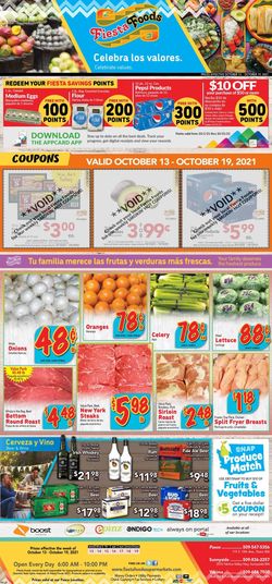 Catalogue Fiesta Foods SuperMarkets from 10/13/2021