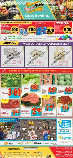 Catalogue Fiesta Foods SuperMarkets from 10/20/2021