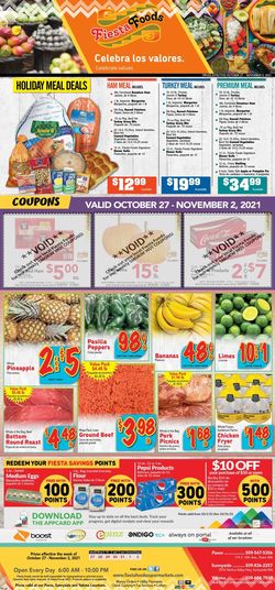 Catalogue Fiesta Foods SuperMarkets from 10/27/2021