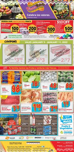 Catalogue Fiesta Foods SuperMarkets from 01/05/2022
