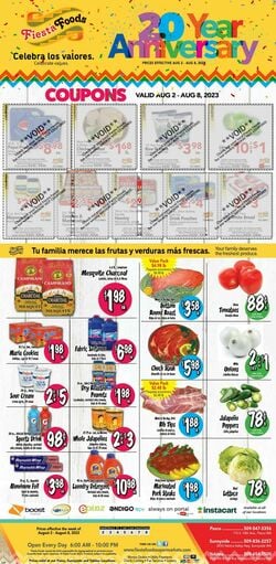 Catalogue Fiesta Foods SuperMarkets from 08/02/2023