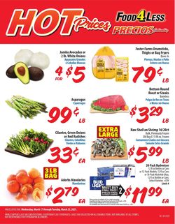 Catalogue Food 4 Less from 03/17/2021