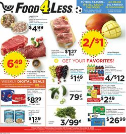 Catalogue Food 4 Less from 11/30/2022