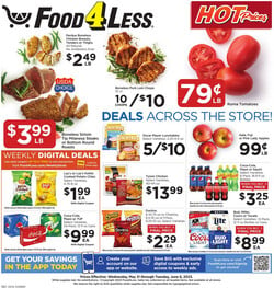 Catalogue Food 4 Less from 05/31/2023