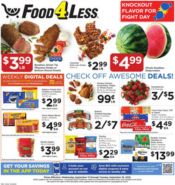 Catalogue Food 4 Less from 09/13/2023