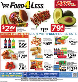Catalogue Food 4 Less from 11/24/2023