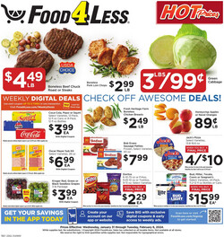 Catalogue Food 4 Less from 01/31/2024