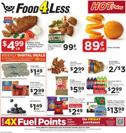Catalogue Food 4 Less from 04/24/2024