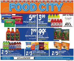 Catalogue Food City from 06/03/2019