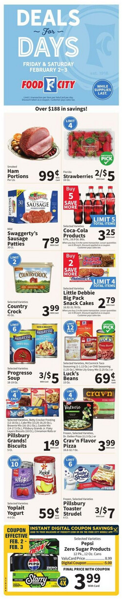 Catalogue Food City from 01/31/2024