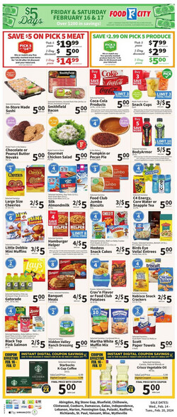 Catalogue Food City from 02/14/2024