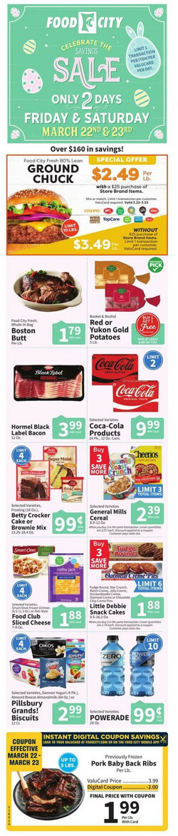 Catalogue Food City from 03/20/2024