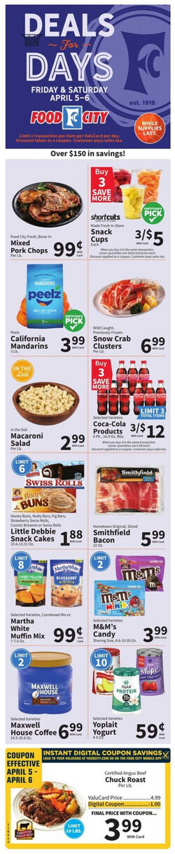 Catalogue Food City from 04/03/2024