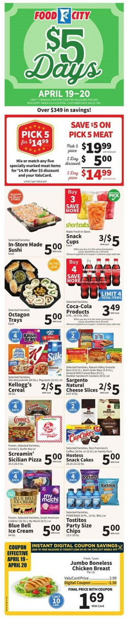 Catalogue Food City from 04/17/2024