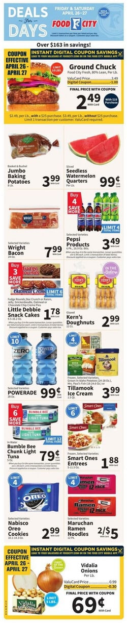 Catalogue Food City from 04/24/2024