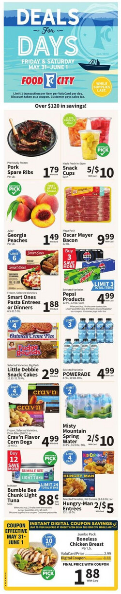 Catalogue Food City from 05/29/2024