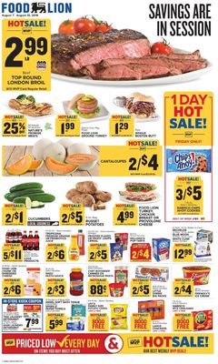 Catalogue Food Lion from 08/07/2019