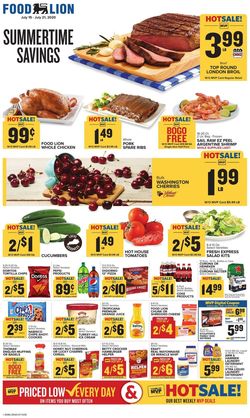 Catalogue Food Lion from 07/15/2020