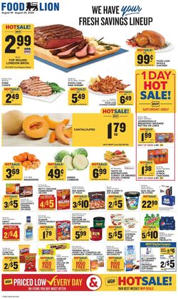 Catalogue Food Lion from 08/19/2020