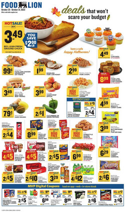Catalogue Food Lion from 10/25/2023