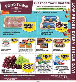 Catalogue Food Town from 11/27/2020