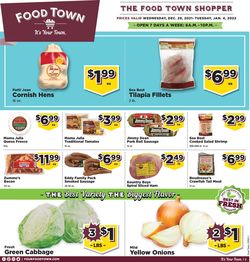 Catalogue Food Town from 12/29/2021