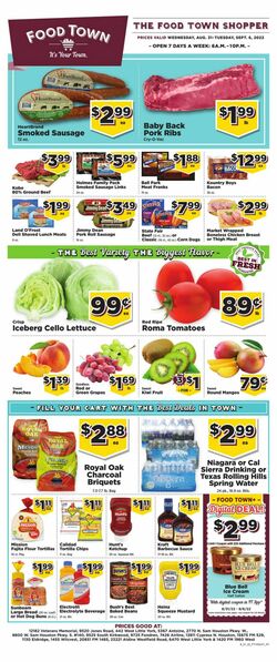 Catalogue Food Town from 08/31/2022