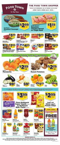 Catalogue Food Town from 01/18/2023