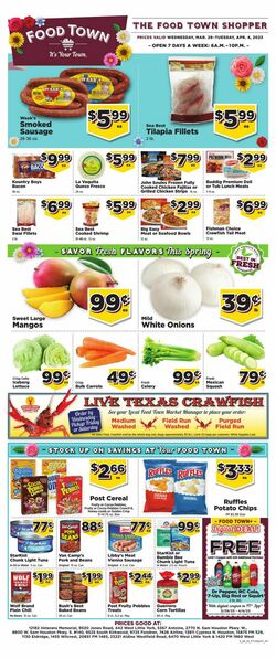Catalogue Food Town from 03/29/2023