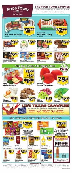 Catalogue Food Town from 04/19/2023