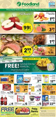 Catalogue Foodland from 08/21/2019