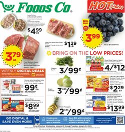 Current weekly ad Foods Co.