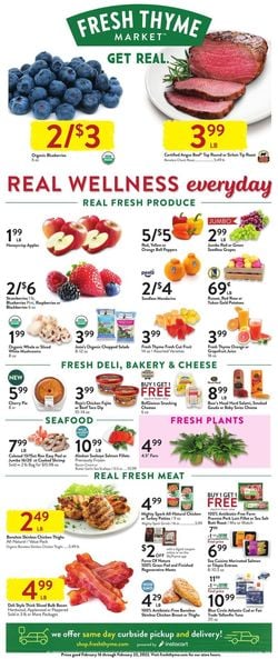 Catalogue Fresh Thyme from 02/16/2022