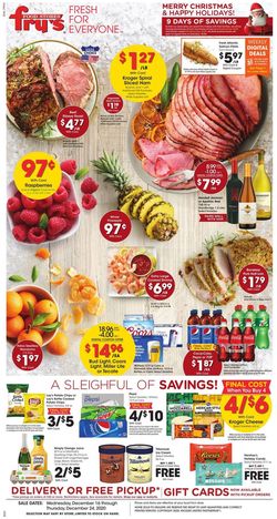 Catalogue Fry’s Christmas Ad 2020 from 12/16/2020