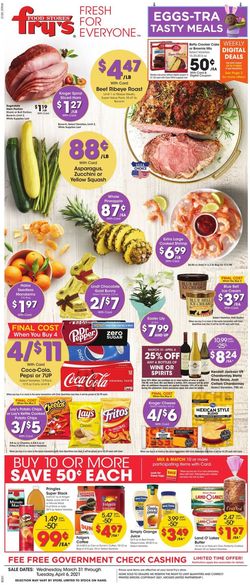 Catalogue Fry’s - Easter 2021 from 03/31/2021